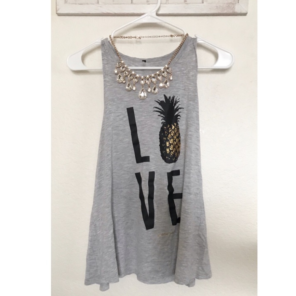 “Betsey Johnson pineapple Tank”  🍍 ♥️